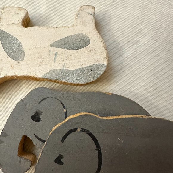 Vintage Hand Carved Wooden Noah's Ark Set - Picture 12 of 12